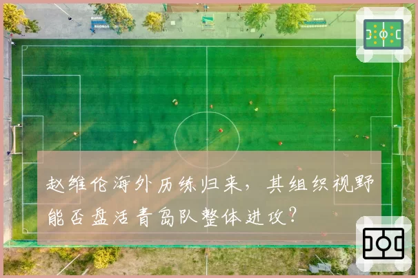 赵维伦海外历练归来,其组织视野能否盘活青岛队整体进攻?